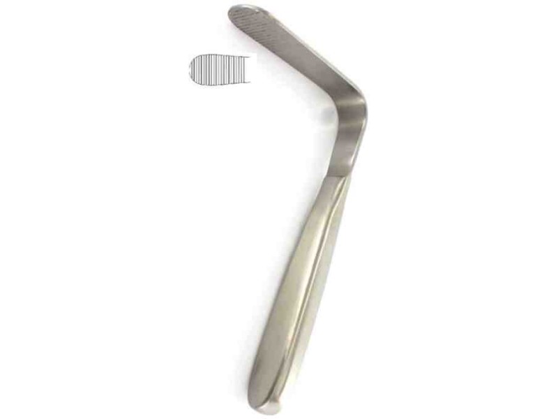Apăsător de limbă Tobold – Maner striat 14.5 cm – TDN MEDICAL