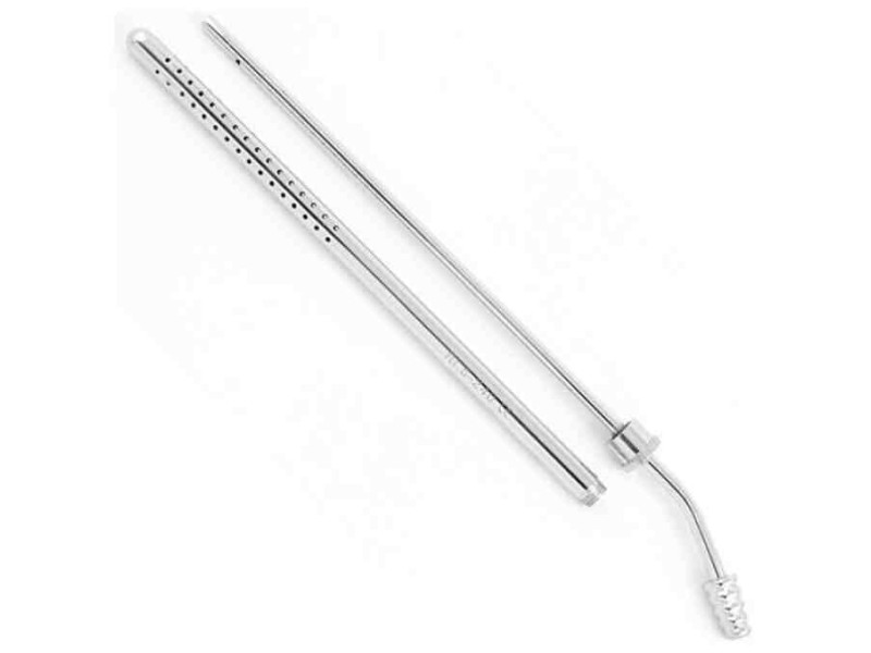 Canula aspiratie Poole 30FG – ORL & chirurgie generala inox – TDN MEDICAL