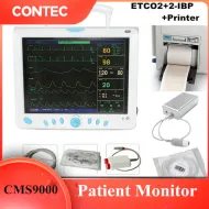 Monitor pacient CONTEC CMS9000 – Capnograf & Semne vitale ICU/CCU, CO₂, 2-IBP + Imprimantă