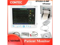 Monitor pacient CONTEC CMS9000 – Capnograf & Semne vitale ICU/CCU CO₂ 2-IBP + Imprimantă