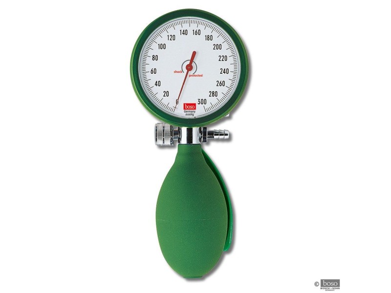 Tensiometru mecanic Boso Clinicus II Ø 60 mm cu sistem 2-tuburi