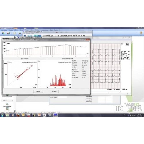 Cardio M-PC PC ECG System – 12 canale, cu interpretare automată