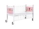 Pat mecanic pediatric PCR0q5s – Cadru oțel balustradă reglabilă – TDN MEDICAL SRL