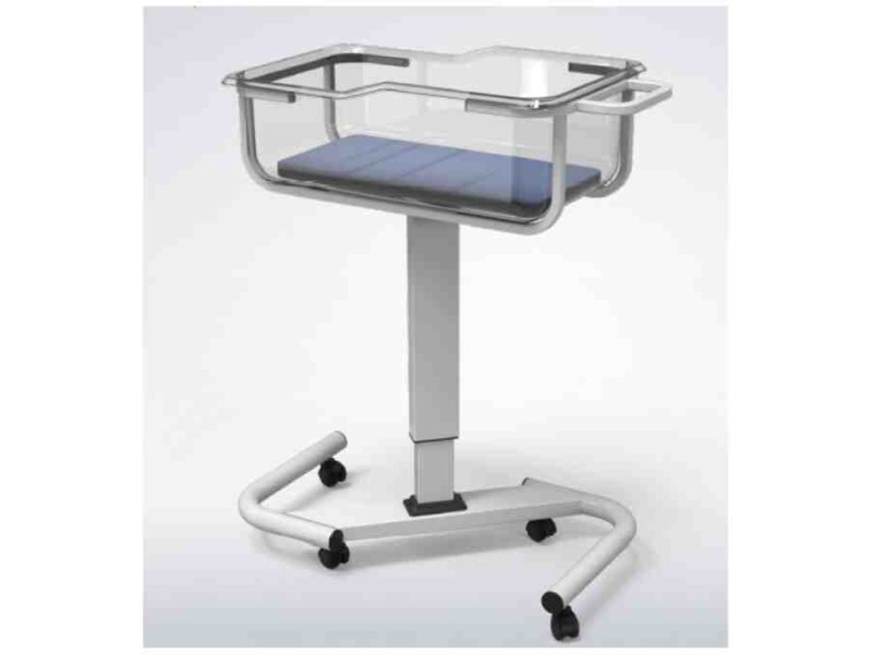 Pat pentru nou-născuți BK-01 – Pat neonatal cu cuvă plexiglas și reglare înălțime