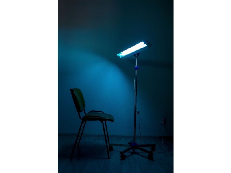 Lampă UV-C bactericidă și germicidală LBA 55W-S – Stativ mobil cromat