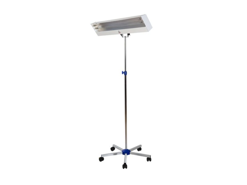 Lampă UV-C bactericidă și germicidală LBA 2X30W-S – Stativ mobil cromat