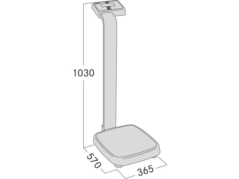 Cantar personal profesional KERN MPE 250K100PM (Germania) – 250 kg functie BMI aprobat pentru uz medical