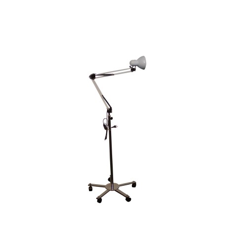 Lampa cu suport mobil, 5 roti pivotante