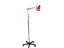 Lampa cu suport mobil 5 roti pivotante cu suport de blocare telescopic