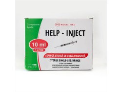 Seringa de unica folosinta 10ml cu ac - cutie 100 buc