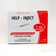 Seringa de unica folosinta 1ml insulina cu ac - cutie100 buc