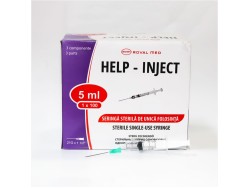 Seringa de unica folosinta 5ml cu ac - cutie 100 buc