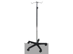 Suport de perfuzie: fixat la pat cu dispozitiv de prindere