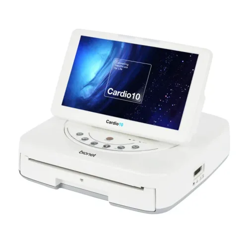 Electrocardiograf Cardio10 cu 12 canale, spirometru optional Electrocardiograf Cardio10 cu 12 canale, spirometru optional