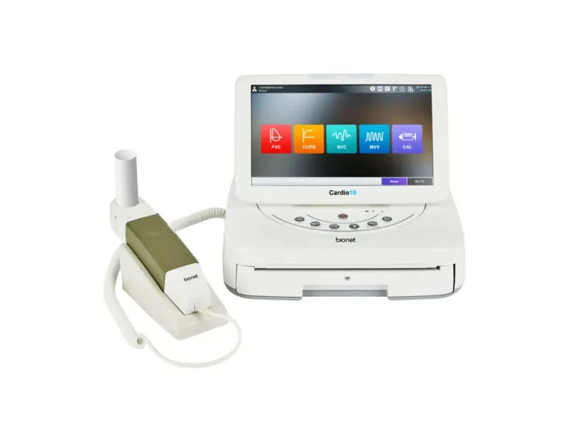 Electrocardiograf Cardio10 cu 12 canale spirometru optional