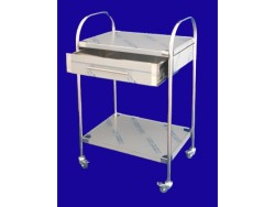 Masă tratament/instrumentar inox cu sertar – TDN-MTIS1