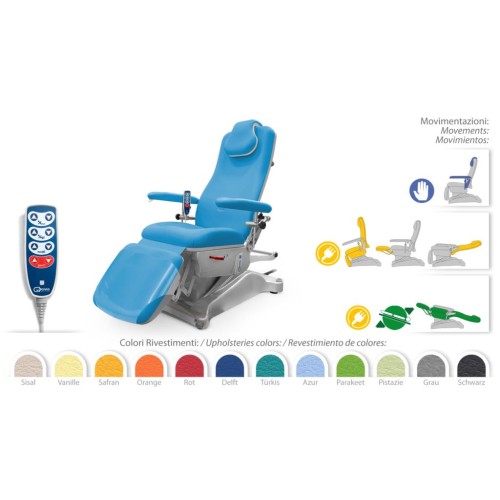 Scaun electric multifunctional, inaltime fixa, ajustare independenta a sectiunii spatarului si a sectiunii pentru picioare Scaun electric multifunctional, inaltime fixa, ajustare independenta a sectiunii spatarului si a sectiunii pentru picioare