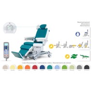 Scaun electric pentru terapie multifunctionala si recoltare de sange cu sistem de cantarire integrat