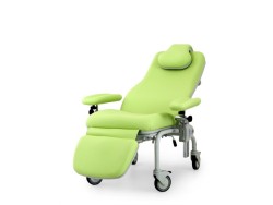 Scaun fix pentru recoltare sange pe roti cu miscari sincronizate - Pozitia Antishock