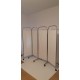 Paravan Medical Cadru Inox cu 4 Segmente – P4