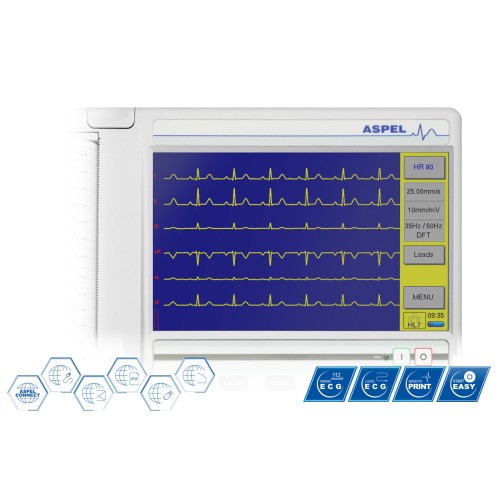Electrocardiograf ASPEL ECG GREY v.07.325
