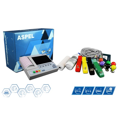 Electrocardiograf ASPEL ECG GREY v.07.325