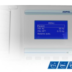 ASPEL ECG MINT v.07.301 – Electrocardiograf (1 / 3 / 6 canale)