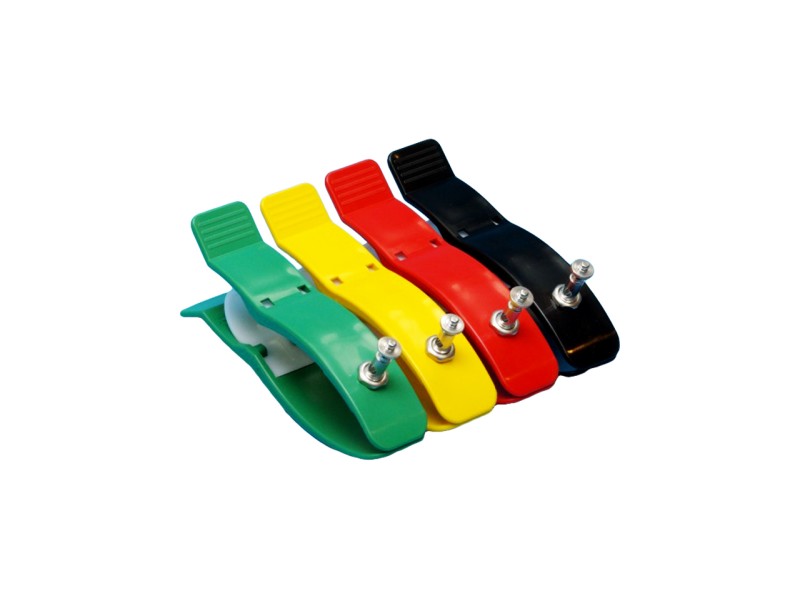 Electrozi ECG cu clemă ASPEL EKK-1 v.101 pentru adulți (set 4 buc.)