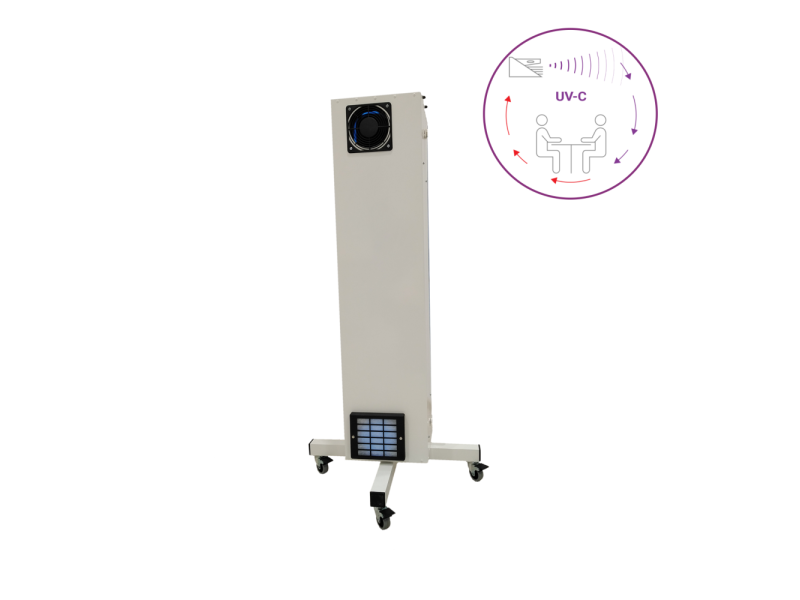 Dispozitiv UV-C AIR GUARD 110W pe cadru mobil