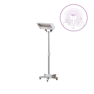 Dispozitiv UV-C LBA 8W pe ministativ mobil inox