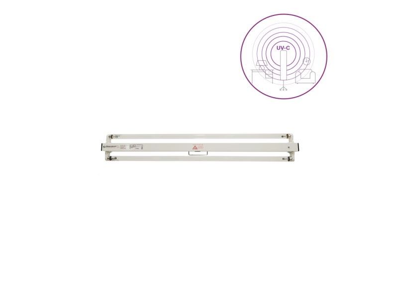 Dispozitiv UV-C LBA-E 2X55W montare pe perete