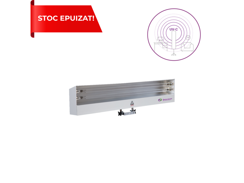 Dispozitiv UV-C LBA 2X55W montare pe perete