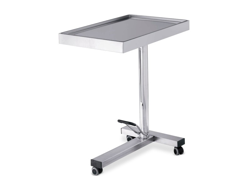 🛏️ M600487 – MASA MAYO HIDRAULICĂ 🇮🇹 Fabricat din oțel inoxidabil de calitate superioară ideal pentru utilizare în sălile de operație!