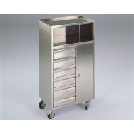 🛠️ M600490 – CARUCIOR PENTRU ANESTEZIE 🩺 Pentru sala de operație, construit integral din oțel inoxidabil – rezistent și ușor de curățat!