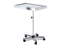 🛏️ M600485 – MASA MAYO HIDRAULICĂ 🇮🇹 Fabricat din oțel inoxidabil de înaltă calitate perfect pentru utilizare în salile de operație!