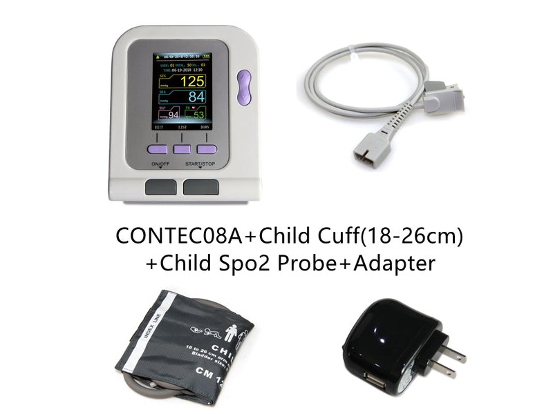 Tensiometru Digital CONTEC08A Neonatal Braț Superior Manșetă Software PC