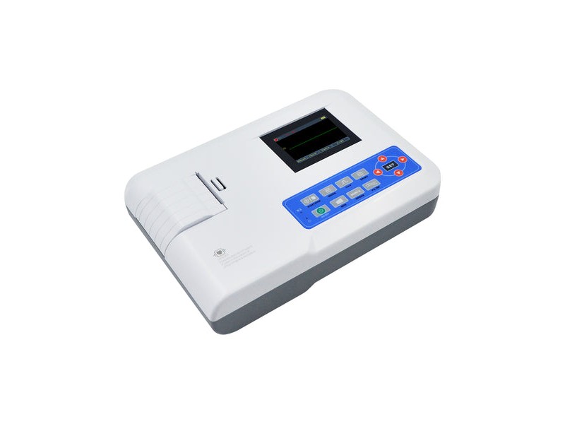 Electrocardiograf Veterinar Portabil CONTEC ECG100G VET 12 Derivații Printer