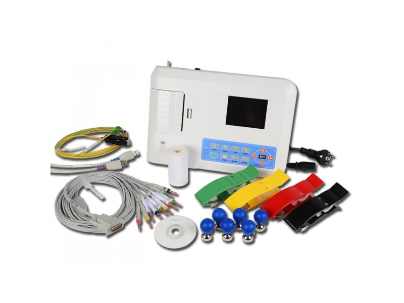 ELECTROCARDIOGRAF ECG cu 3 canale CONTEC CMS 300G