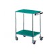 Givas SERVICE TROLLEYS - Carucior cromat cu 2 tavi ABS 60x40x82 cm