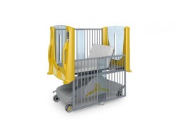 Givas CUDDLE - Pat pediatric electric cu bare aluminiu vertical