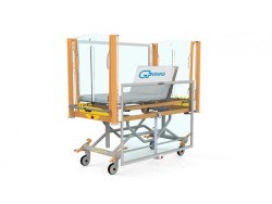 Givas NEST - Pat pediatric manual cu bare Plexiglass