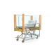 Givas NEST - Pat pediatric manual cu bare Plexiglass