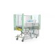 Givas NEST - Pat pediatric manual cu bare aluminiu vertical