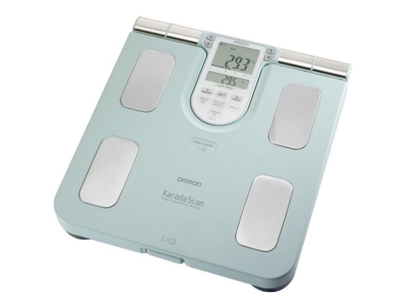 OMRON BF511 Turquoise – Monitor Compoziție Corporală cu 8 Senzori și Rata Metabolismului Bazal