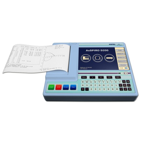 ASPEL SPM SPIRO v.302 – Spirometru digital portabil cu ecran tactil, evaluare functie pulmonara