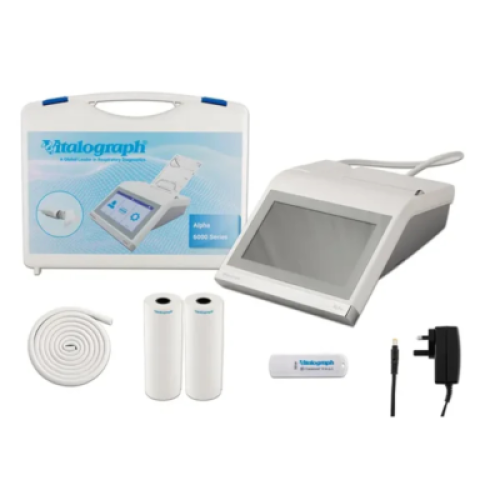 Vitalograph ALPHA Connect – Spirometru profesional cu imprimantă termică și tehnologie V-Core