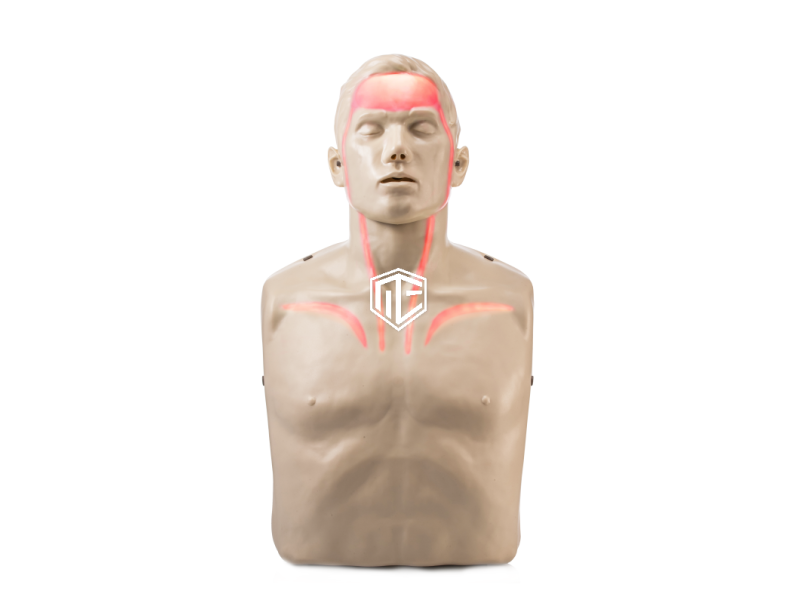 Manechin instruire CPR Brayden LED roșu