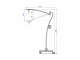Lampa examinare Emaled 200F, stand mobil, 50.000 lx
