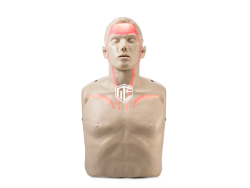 Manechin instruire CPR Brayden LED roșu