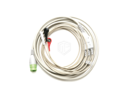 Cablu ECG 3 fire cu adaptor capse pentru defiMASTER